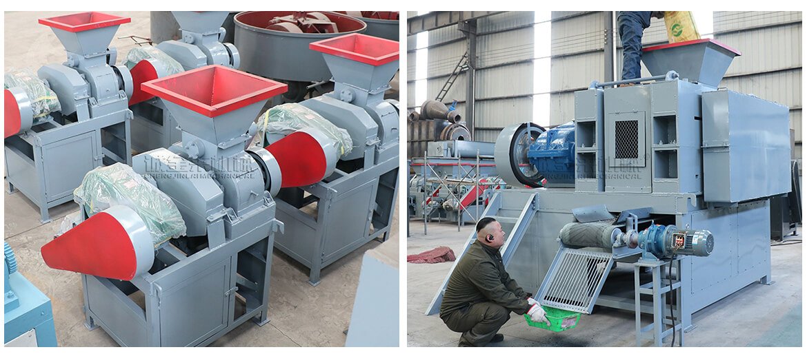 Ball Briquette Press Machine Real Shot