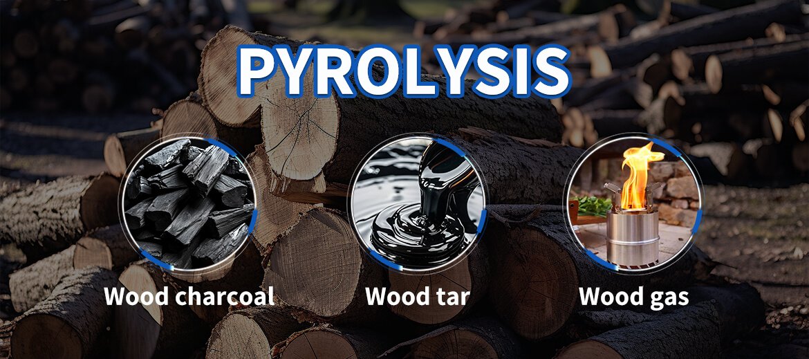 Biomass Charcoal Making Machine Pyolysis