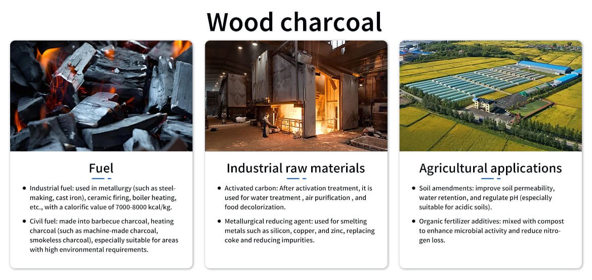 Biomass Charcoal Making Machine Wood Charcoal