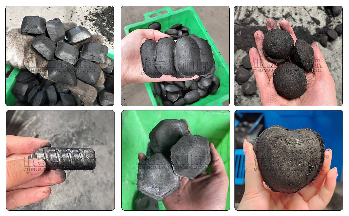 Charcoal Briquettes Machine Finished Product