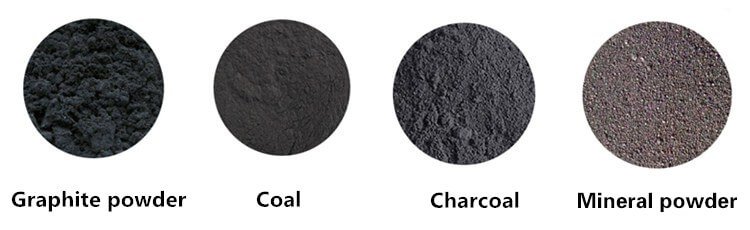 Charcoal Briquettes Machine Raw Materials