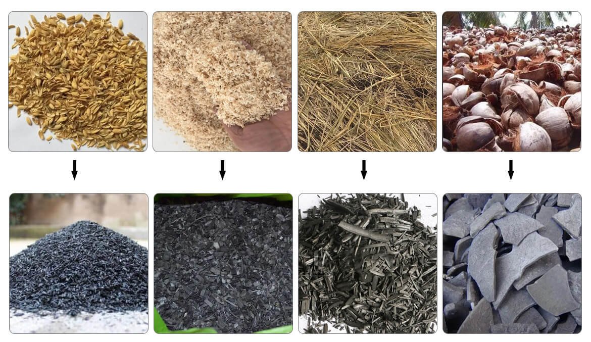 Continuous Carbonization Furnace Finshed product
