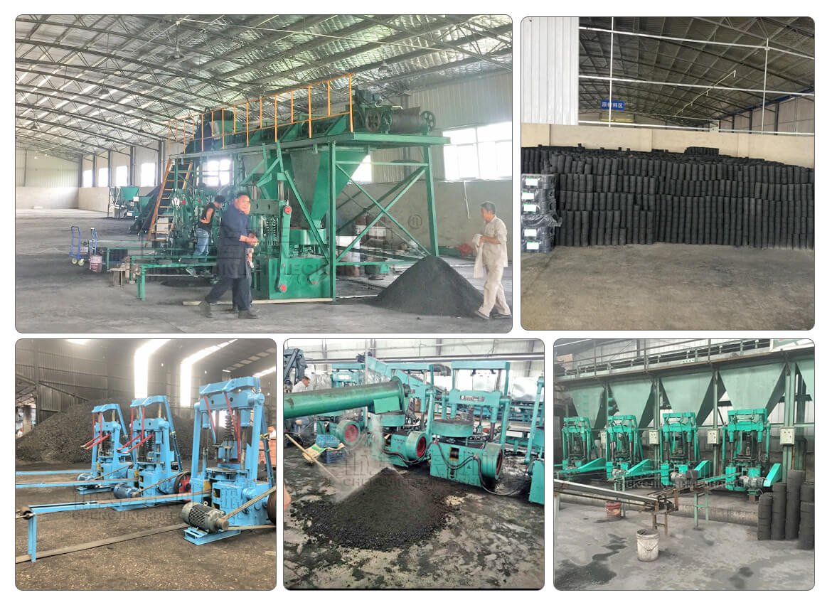 Honeycomb Briquettes Machine Customer Site