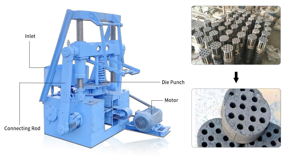 Honeycomb Briquettes Machine Details