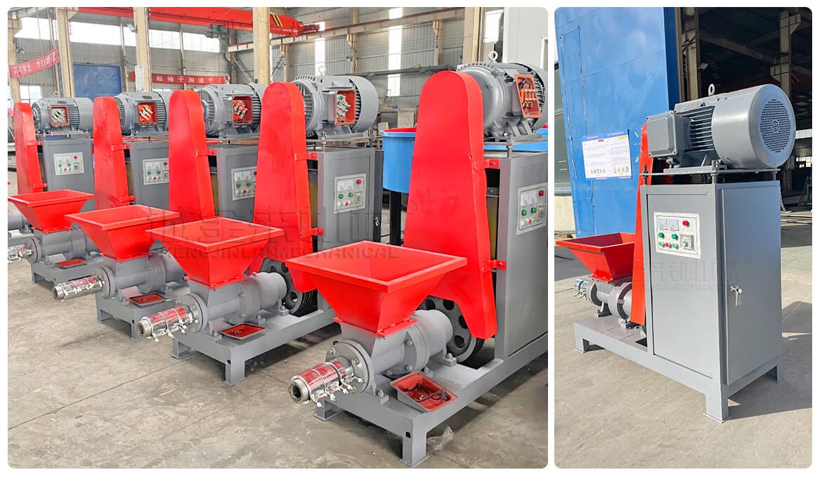Sawdust Briquette Machine Real Shot-1