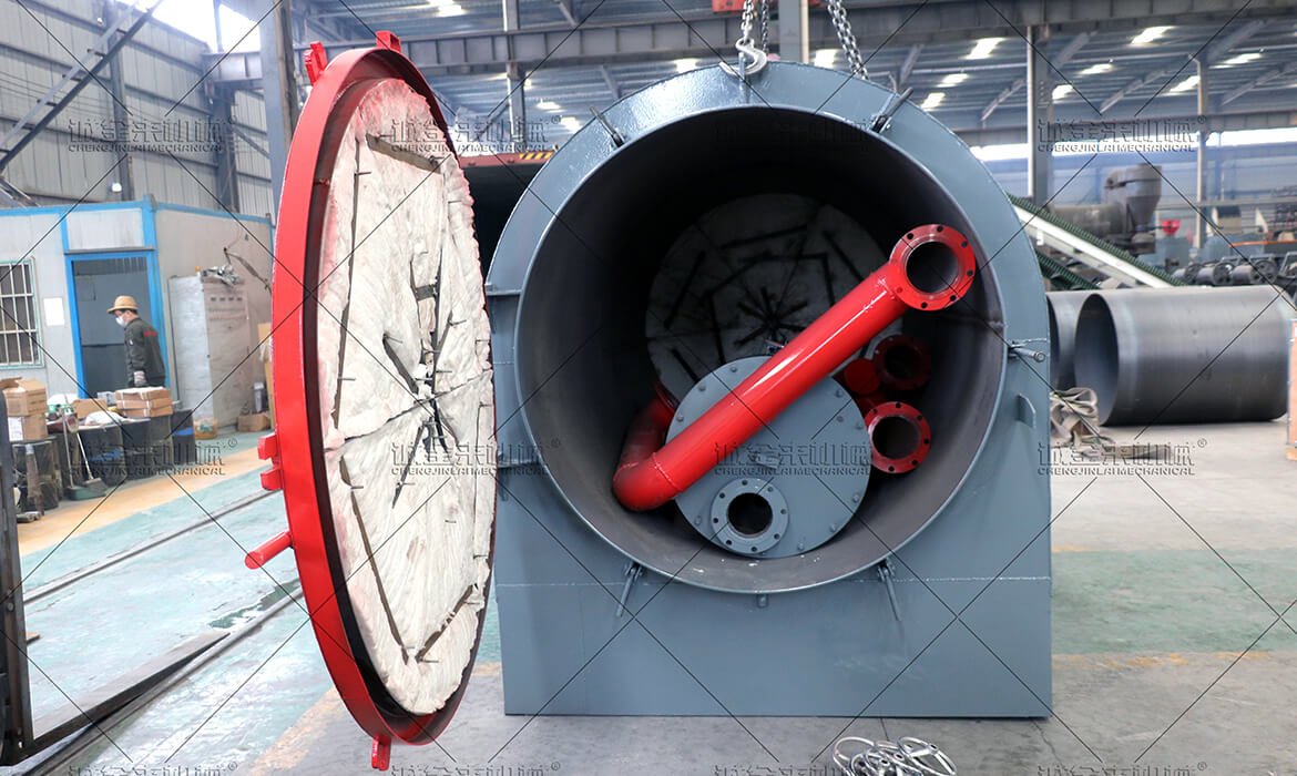 Complete Horizontal Carbonization Production Line Shipped to Cameroon-1