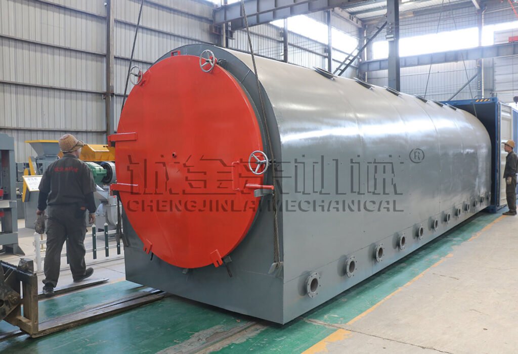 Horizontal Biomass Carbonization Furnaces Shipped to India