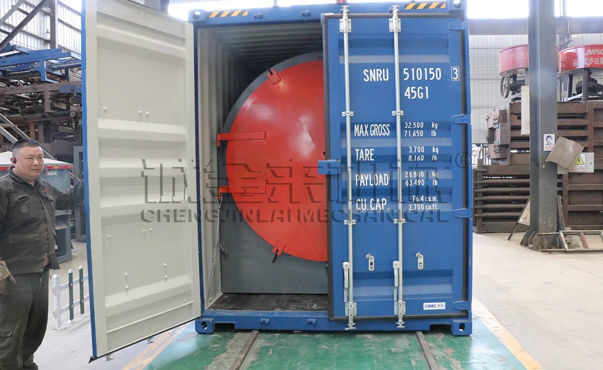 Horizontal Biomass Carbonization Furnaces Shipped to India-1