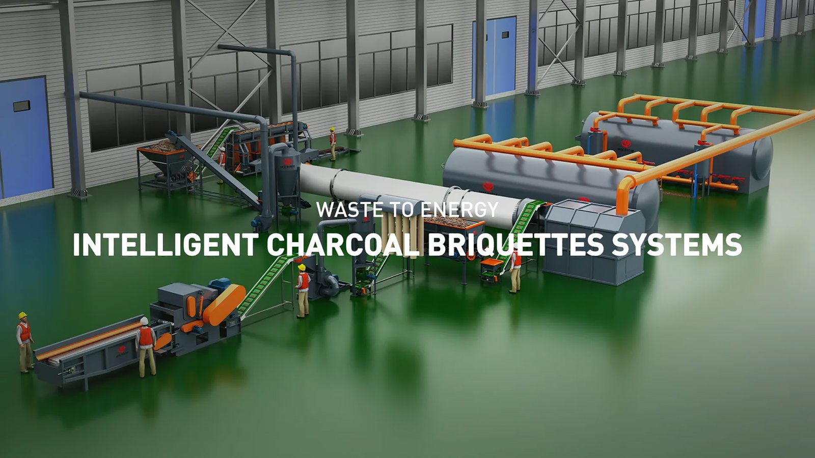CHENGJINLAI MACHINERY BIOMASS CHARCOAL PRODUCTION LINE