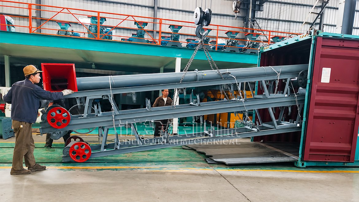 Horizontal Carbonization Furnace Loading for Nigeria Customer